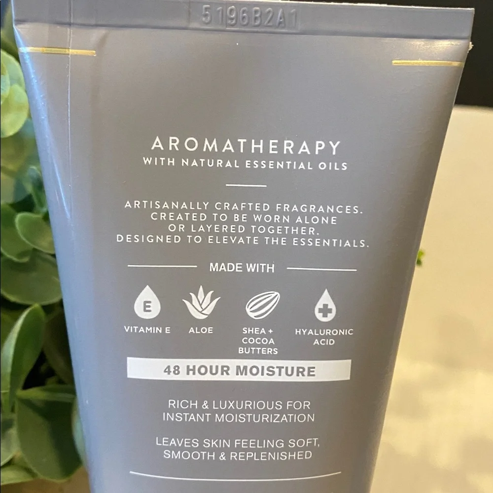 Bath & Body Works Aromatherapy “Black Tea” New 3 Pc Body Care Set